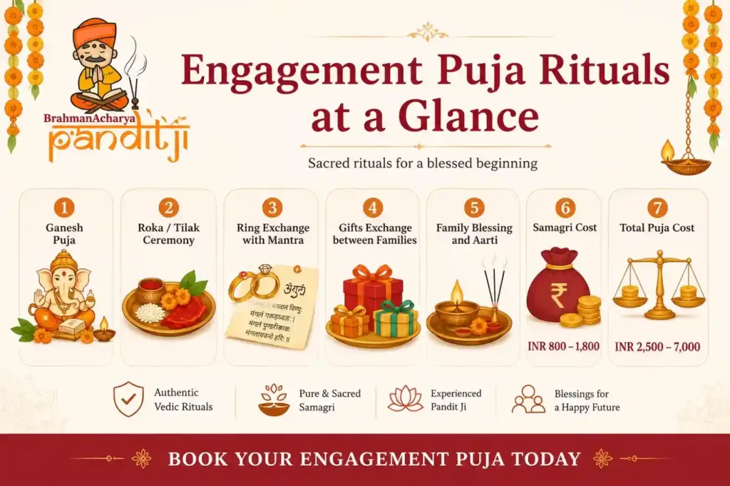 engagement puja in Wakad