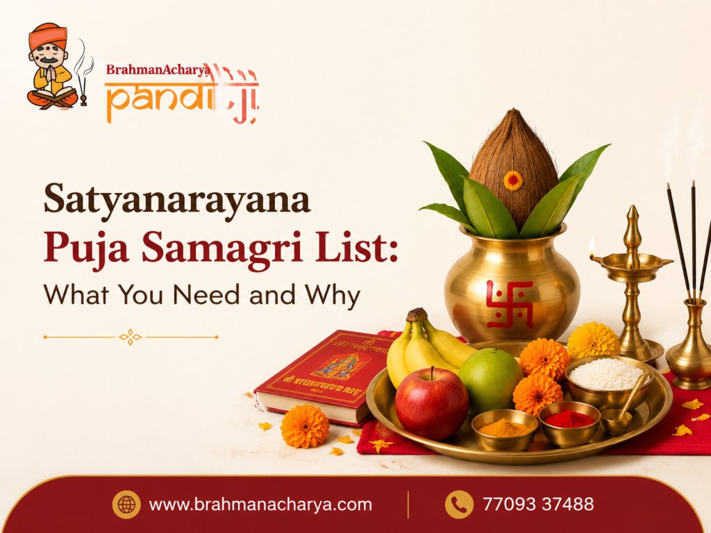 Satyanarayan puja samagri list